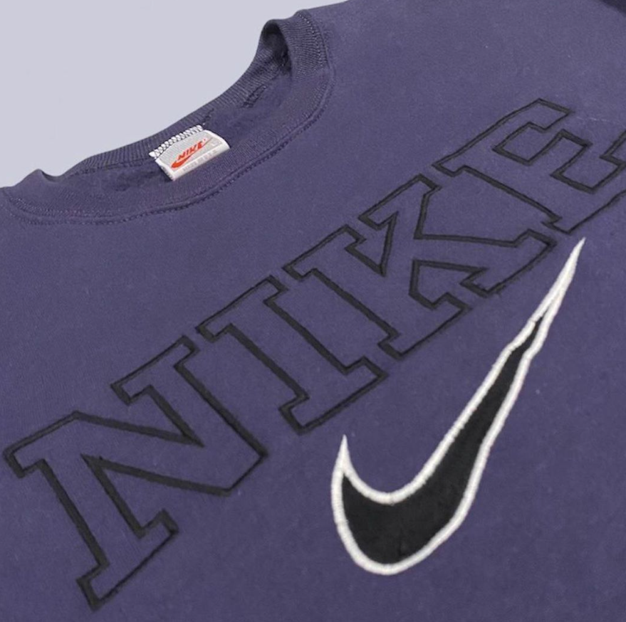 Nike Vintage Purple Sweatshirt Gr. M