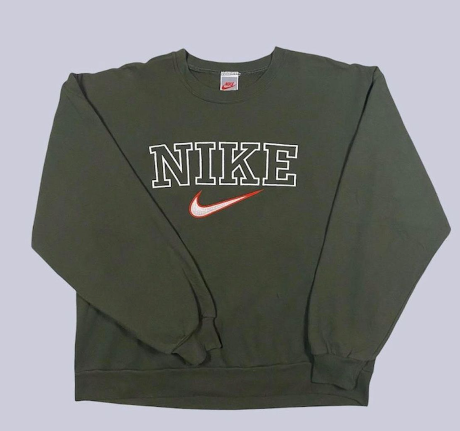 Nike Vintage Sweatshirt Olive Gr. L