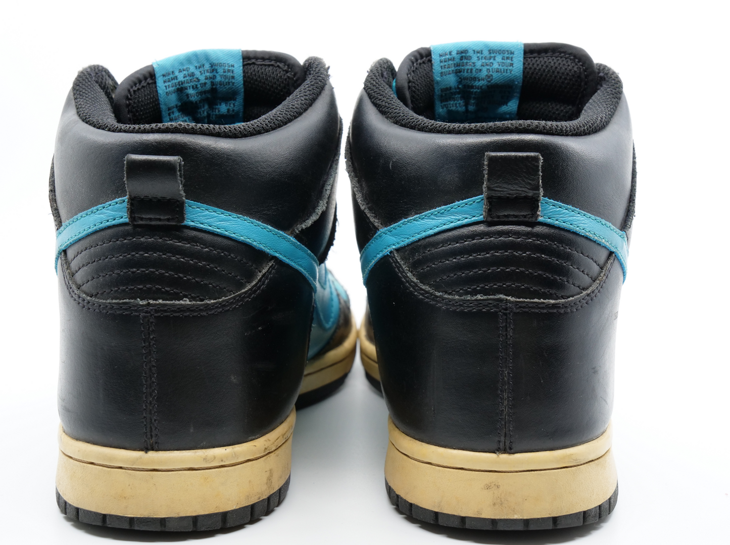 Nike Dunk High Black Glass Blue 2010 VTG