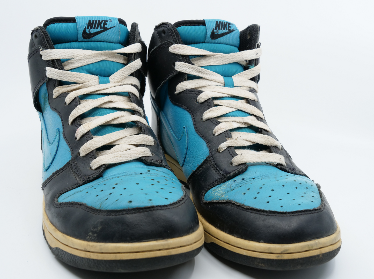 Nike Dunk High Black Glass Blue 2010 VTG