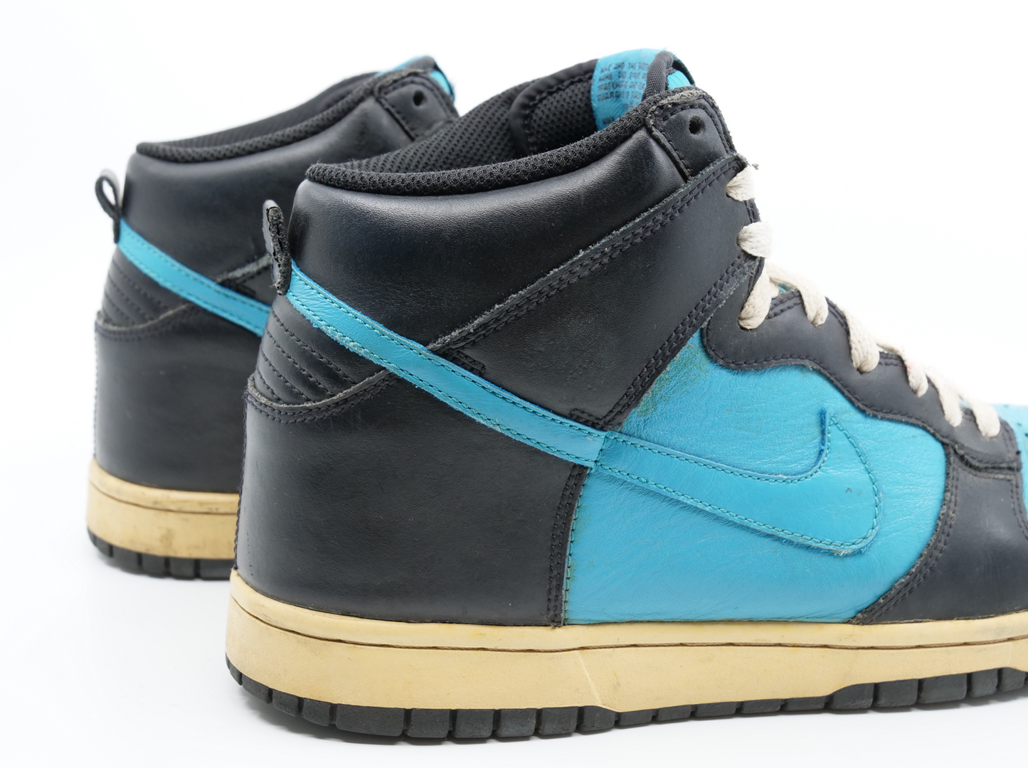 Nike Dunk High Black Glass Blue 2010 VTG