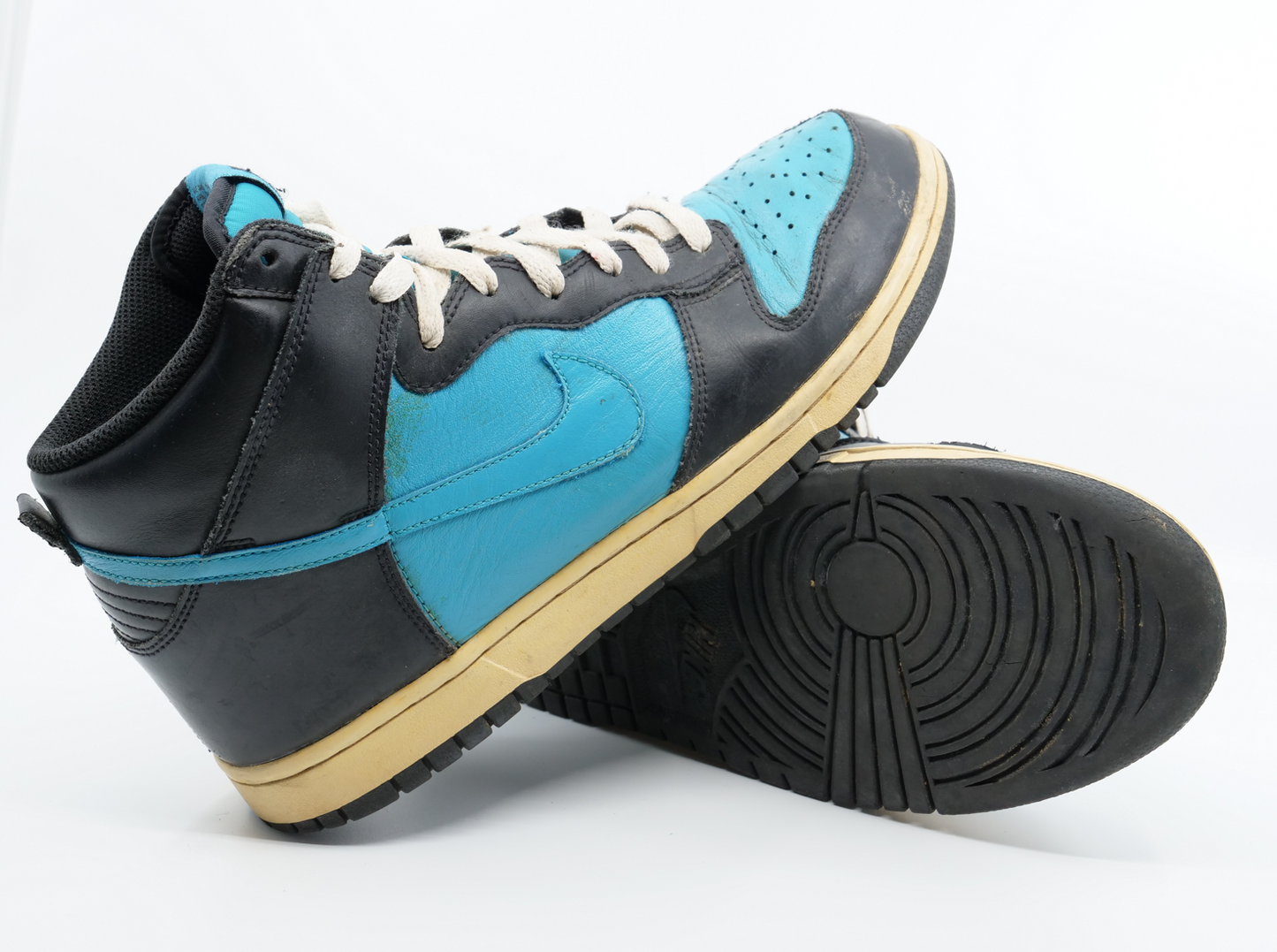 Nike Dunk High Black Glass Blue 2010 VTG