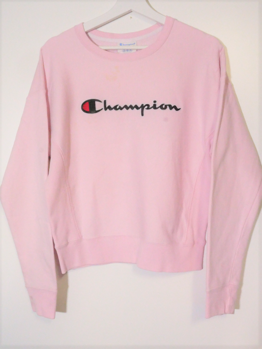 Vintage Champion Sweatshirt Pink