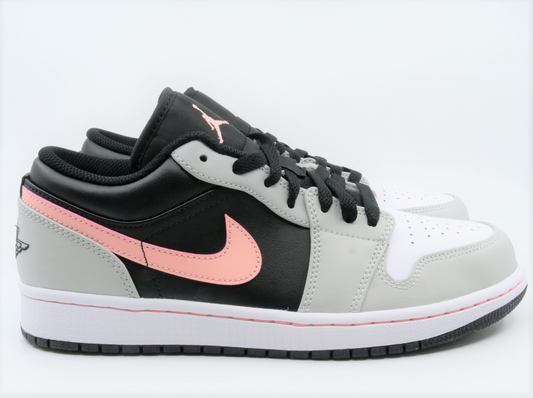 Jordan 1 Low Black Grey Pink