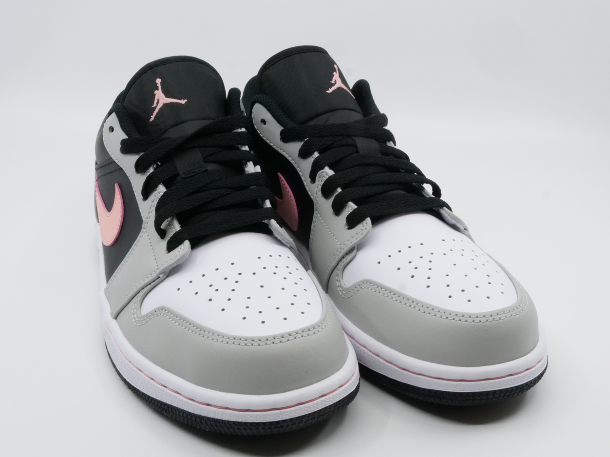 Jordan 1 Low Black Grey Pink