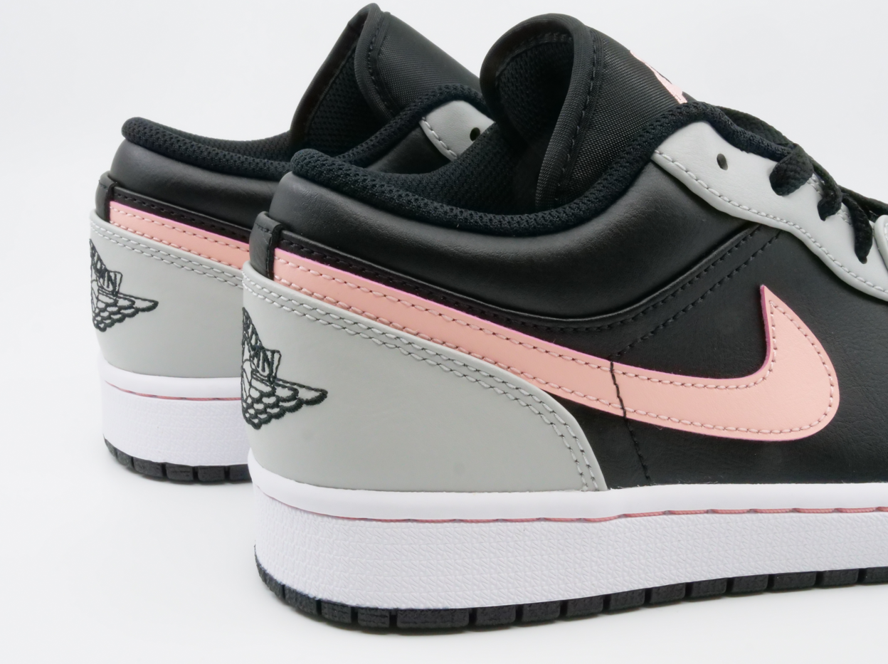 Jordan 1 Low Black Grey Pink